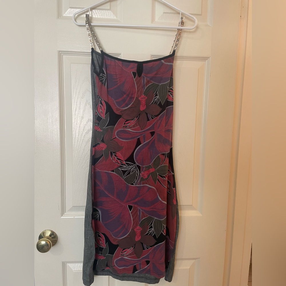 Custo Barcelona Red Slip Mini Dress Spaghetti Strap
